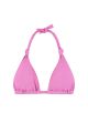 Beachlife Pink Shimmer Triangel Bikini Top