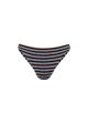 Beachlife Blue Ribbed Stripe Bikini Heupslip