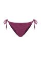 Beachlife Bright Plum Bikini Heupslip Met Koordjes