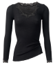 Calida Richesse Lace Top Lange Mouw Zwart