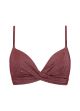 Beachlife Raisin Glitter Voorgevormde Bikini Top