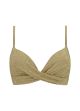 Beachlife Gold Glitter Voorgevormde Bikini Top