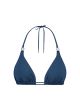 Beachlife Navy Triangle Bikini Top