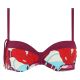 Chantelle Beach Flowers Bikini Balconnet Beha Purp