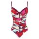 Chantelle Beach Flowers Badpak Purple Flowers