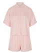 Femilet Lana Doorknoop Short Pyjama s/s Sunny Stri