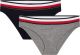 Tommy Hilfiger Girls Bikini Print 2P Grey/Sky