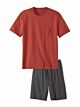 Calida Relax Imprint Short Pyjama s/s Red Pepper