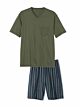 Calida Relax Streamline Short Pyjama s/s Clo Green