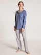 Calida Lovely Nights Pyjama l/s Bleached Denim