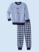 Calida Boys Nights Pyjama l/s Milky Blue