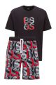 Hugo Boss Relax Short Pyjama s/s Zwart