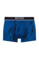 Hugo Boss 24 Print Trunk Medium Blue