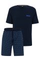 Hugo Boss Relax Short Pyjama s/s Bright Blue 