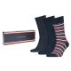 Tommy Hilfiger Men Sock 3P Logo Giftbox Dark Navy