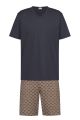 Mey Circle Short Pyjama s/s Midnight Black