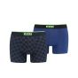 Levi's Triple Logo Neon Boxer 2P Blue