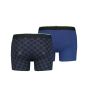 Levi's Triple Logo Neon Boxer 2P Blue