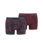 Levi's Premium Forest Leaf Boxer 2P Bordeaux