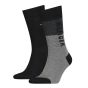 Tommy Hilfiger Men Tommy One Row Sock 2PBlackCombo