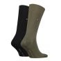 Tommy Hilfiger Men Classic Sock 2P Olive