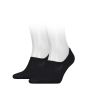 Tommy Hilfiger Men Sock Footie 2 Pack Zwart 