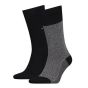 Tommy Hilfiger Herringbone Sock 2P Zwart