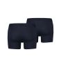 Levi's Men Solid Basic Boxer 2 Pack Navy