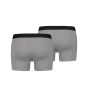 Levi's Men Solid Basic Boxer 2 Pack Grijs