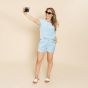 Charlie Choe Amalfi Coast Velours Short Pyjama s/s