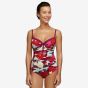 Chantelle Beach Flowers Badpak Purple Flowers