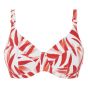 Femilet Swim Java Bikini Top Beugelbeha Red Leaves